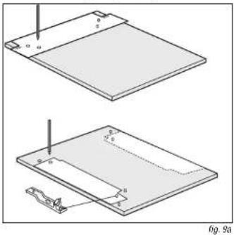 Pelgrim GVW765ONY - Montage du panneau de porte du lave- vaisselle 45 cm (voir fig. 9a/9b) - 1