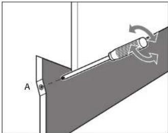Pelgrim GVW765ONY - Disassembling door panel of 45 cm dishwasher - 1