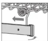 Pelgrim GVW765ONY - Adjustment of the height of the upper basket - 2