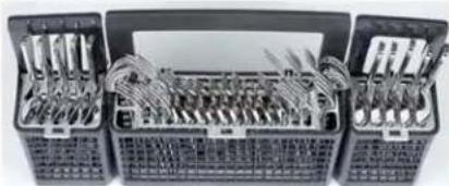GE GDF520PGJWW - Panier a couverts - 10