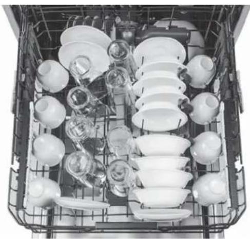 GE GDF570SGJBB - couverts - Panier supérieur - 2