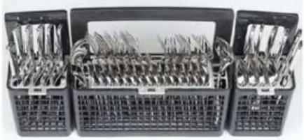 GE GDF570SGJBB - Chorros de Agua para la Limpieza Profunda de Utensilios de Plata (en algunos modelos) - 5