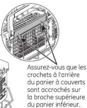 GE GDF570SGJBB - Jets de lavage en profondeur pour argenterie (on some models) - 2