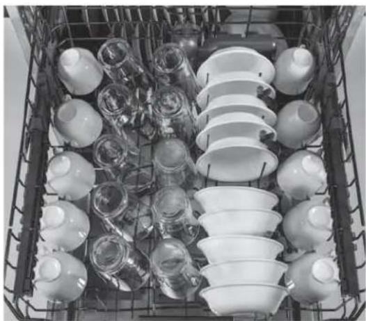 GE GDF570SGJBB - Place Settings - Upper Rack - 5