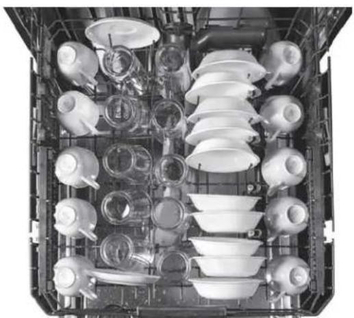 GE GDF570SGJBB - couverts - Panier supérieur - 2