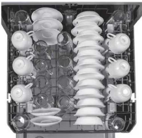 GE GDF570SGJBB - Place Settings - Upper Rack - 8