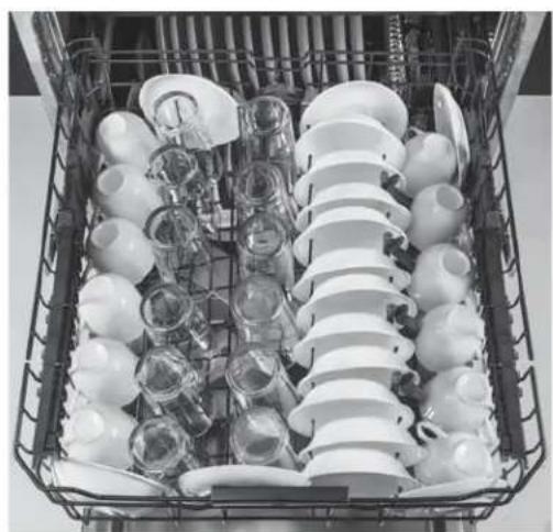 GE GDF570SGJBB - couverts - Panier supérieur - 2