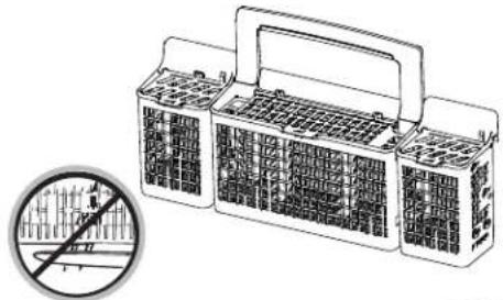 GE GDF570SGJBB - Chorros de Agua para la Limpieza Profunda de Utensilios de Plata (en algunos modelos) - 1