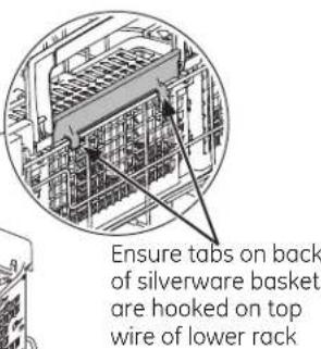 GE GDF570SGJBB - Deep Clean Silverware Jets (on some models) - 3