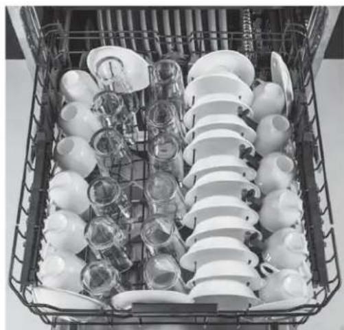 GE GDF570SGJBB - Place Settings - Upper Rack - 7