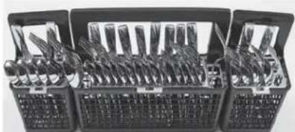 GE GDF570SGJBB - Chorros de Agua para la Limpieza Profunda de Utensilios de Plata (en algunos modelos) - 6