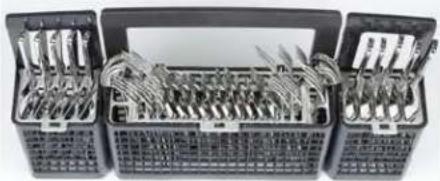 GE GDF570SGJBB - Chorros de Agua para la Limpieza Profunda de Utensilios de Plata (en algunos modelos) - 4