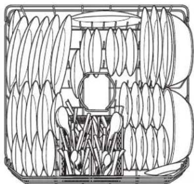 GE GSD3300KBB - Silverware Basket - 8