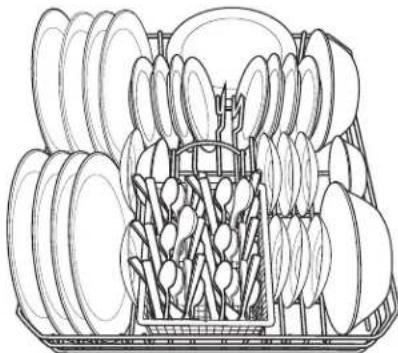 GE GSD3300KBB - Silverware Basket - 2