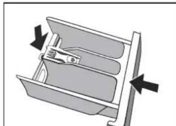 THOMSON WT 1408 E - Cleaning the detergent drawer and recess - 3