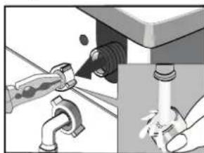 THOMSON WT 1408 E - Cistenie privodnej hadice a privodného filtra - 3