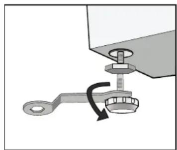 THOMSON WT 1408 E - Waterpas zetten - 1