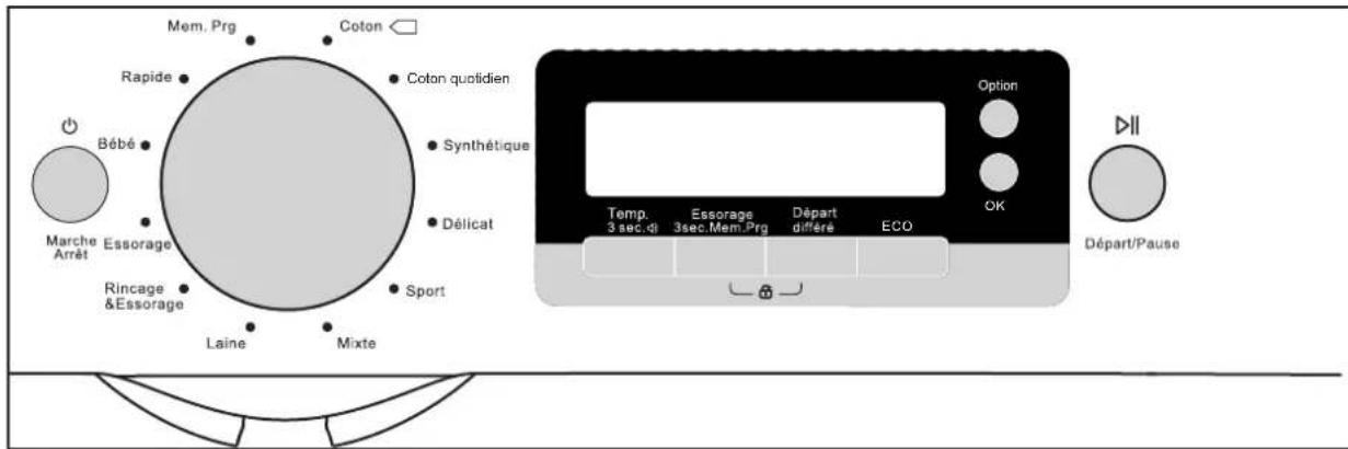 THOMSON WT 1407 E - CONTROL PANEL - 2