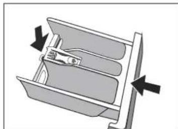THOMSON WT 1407 E - Limpieza de la cubeta de detergente y del compartmento de la cubeta - 2