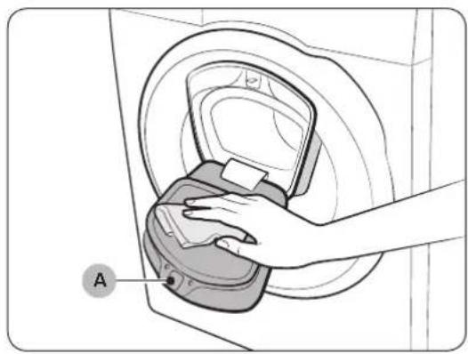SAMSUNG AddWash WW80K6404QW - Add Door - 1