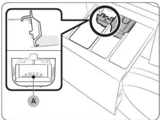 SAMSUNG AddWash WW80K6404QW - Verwenden von Flüssigwaschmittel (nur bestimmte Modelle) - 1