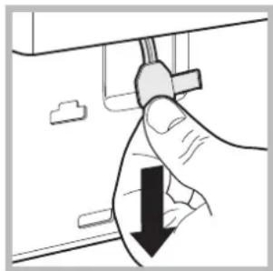 HOTPOINT-ARISTON Aqualtis AQ93D 49 EUA - Opening the porthole door manually - 3