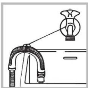 HOTPOINT-ARISTON FMF 923K EU.C - Connecting the drain hose - 2