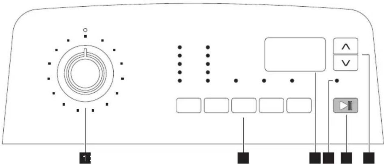 ELECTROLUX EWB105405W - Control panel - 1