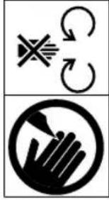 Wolf Garten Expert 92.165 A - Symbole umieszczone na urzadzeniu - 4