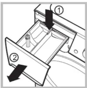 INDESIT XWC 81252 - Pulire il cassetto dei detersivi - 1