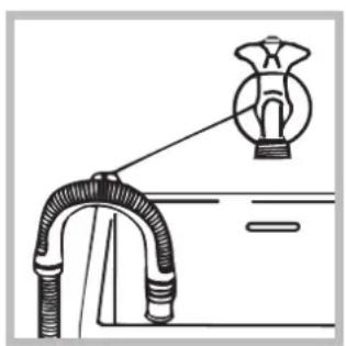 INDESIT XWC 71252 - Collegamento del tubo di scarico - 2