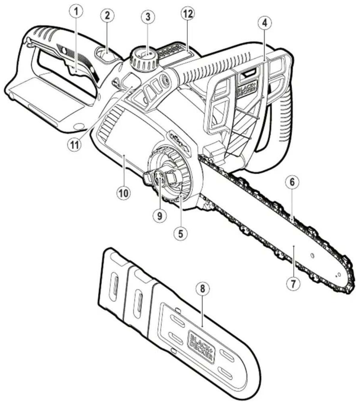 BLACK & DECKER GKC3630L20 - 1