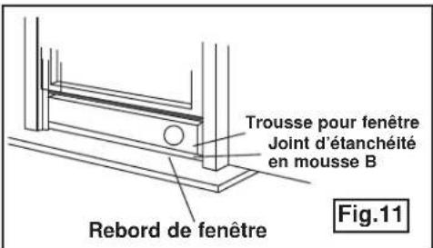 DANBY DPA085B1GB - INSTALLATION DANS UNE FENÊTRE À GUILLOTINE DOUBLE - 3