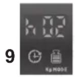 HOOVER WDXA42 365S - 9) Anzeige STARTZEITVORWAHL - 1