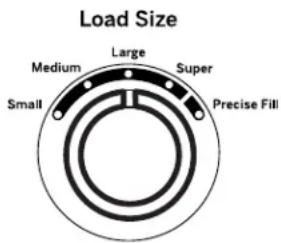 GE GTW460ASJWW - Load Size (on some models) - 1