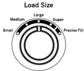 GE GTW460ASJWW - Load Size (Tamaño dearga) (en algunos modelos) - 1