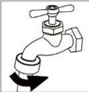 HAIER HW70B1426S - Wasser-Zulauf anschlieben - Aqua Stop System - 1