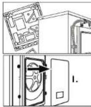 HAIER HW70B1426S - Adjusting the feet - 1