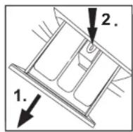 HAIER HW70B1426S - Cleaning the detergent drawer - 1