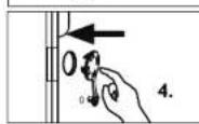 HAIER HW70B1426S - Adjusting the feet - 5