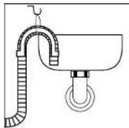 HAIER HW70B1426S - Wasser-Ablauf anschließen - 1