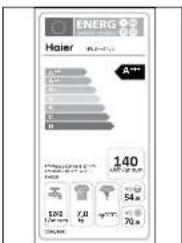 HAIER HW70B1426S - Consommation - 1