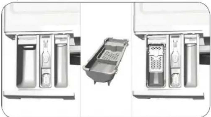 BEKO WMB 91242 LSC - Si le produit contient un réservoir pour lessive liquide: - 1