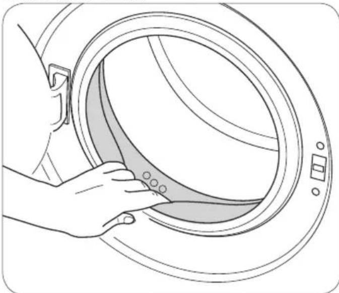 BEKO WMB 91242 LSC - Nettoyage de le hublot et du tambour - 3