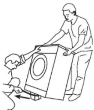 BEKO WMB 91242 LSC - Rimozione dei rinforzi dell'imballaggio - 1