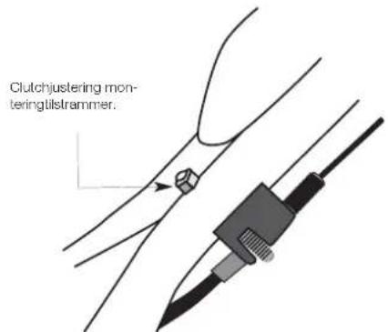 MASPORT 660 RRR - TILPASSING AV RULLECLUTCHKABELEN. - 2