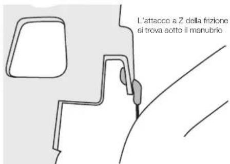 MASPORT 500 RRR - MONTAGGIO DEL CAVO DELLA FRIZIONE DEL RULLO. - 1