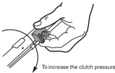 MASPORT 500 RRR - REAR ROLLER CLUTCH ADJUSTMENTS - 1
