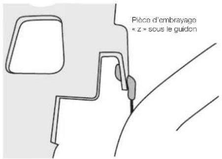 MASPORT 500 Golf - INSTALLATION DU CABLE D'EMBRAYAGE DES ROULEAUX - 1