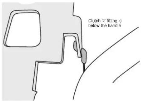 MASPORT 500 Golf - THE ENGINE THROTTLE CONTROL CABLE. - 2